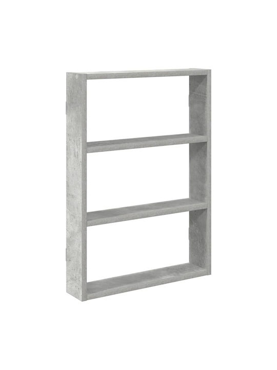 Vidaxl Wall Shelf Concrete Gray 43x9x60cm Engineered Wood 1 Piece Gray