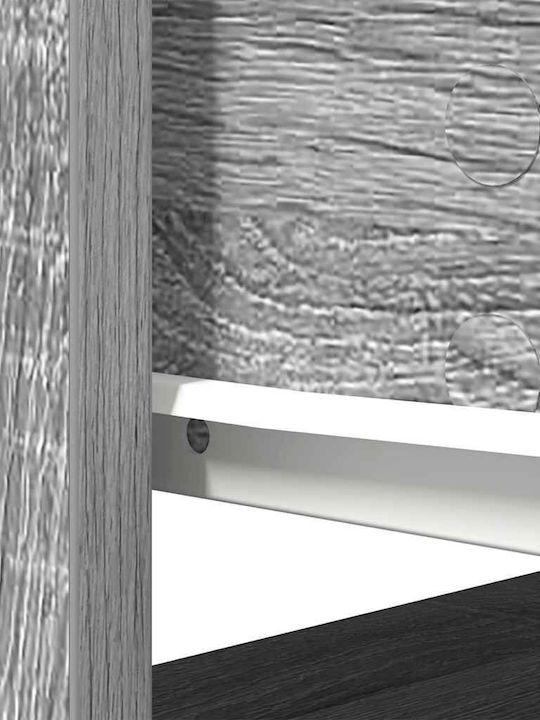 Wooden Console Table Grey Sonoma L85.5xW38.5xH74.5cm