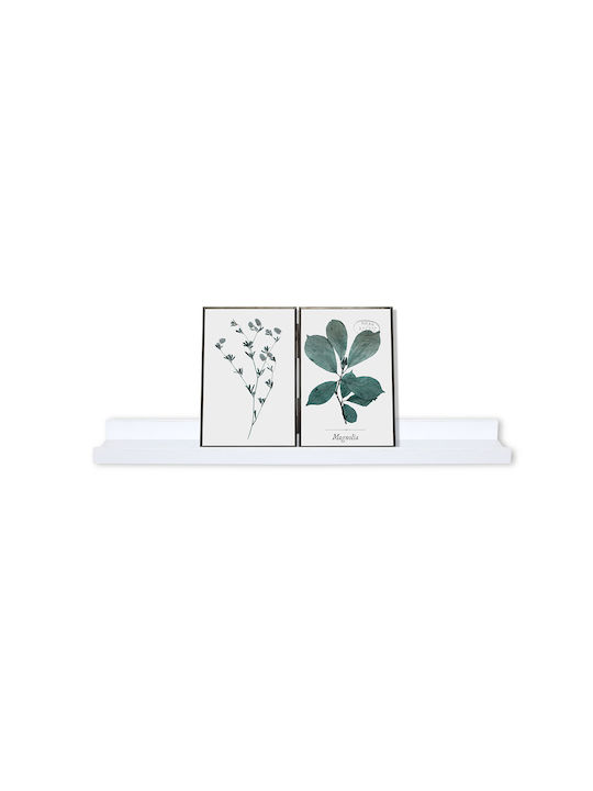Regal Wand White 58x10x4cm