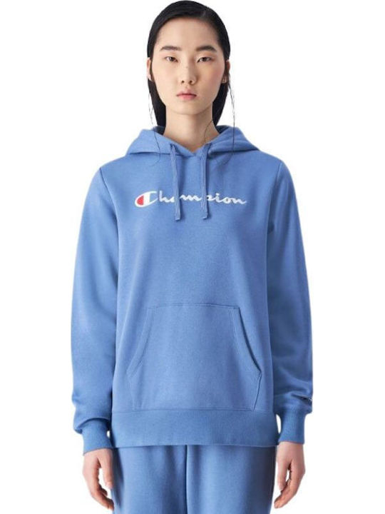 Damen Sweatshirt Kapuzen Blue