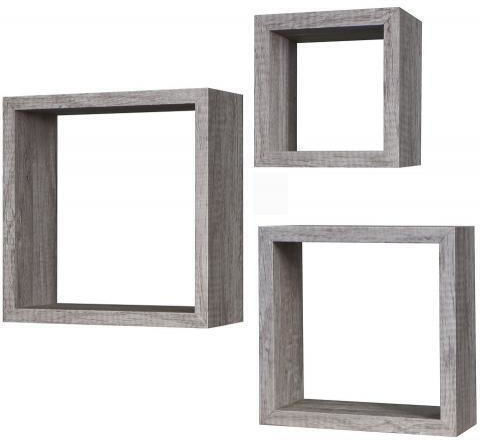 Shelves Wall 3pcs 25x9x25cm Oak Shelves Wall 3pcs 25x9x25cm Oak