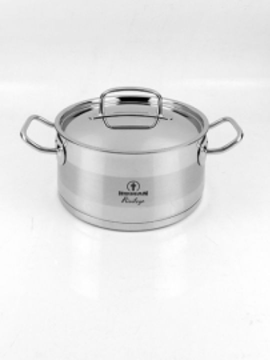 Human Deep Stainless Steel Pot 4lt / 22cm