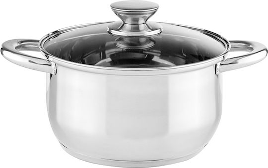 Muhler Βαθιά Ανοξείδωτη Κατσαρόλα 4.3lt / 22cm