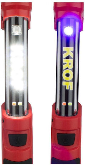 KROFtools Lanternă de lucru Reîncărcabilă LEDLumini de lucru și de sit, cu luminozitate până la 2000lm