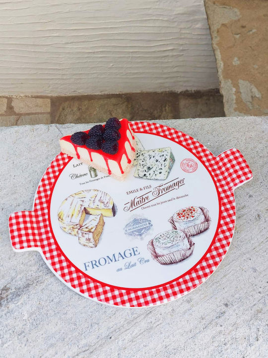 Marva Fromage Servierplatte mit Griff Porzellan 31x26cm 1Stück