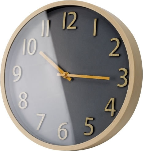 Platinet Wanduhr Gold Ø30cm