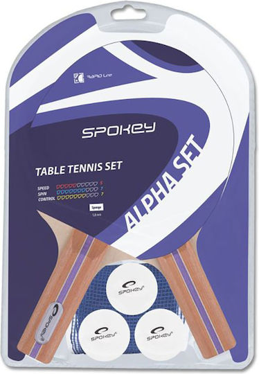 Spokey Alpha Σετ Ρακέτες Ping Pong για Αρχάριους Παίκτες