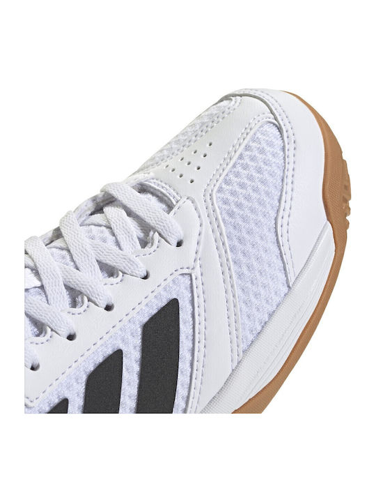 Ligra 8 K Kids Sports Shoes Volleyball with Laces White