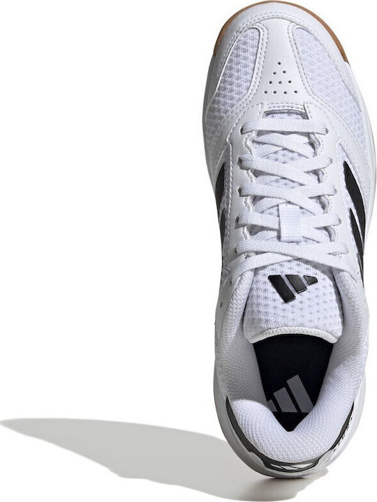 Ligra 8 K Kids Sports Shoes Volleyball with Laces White