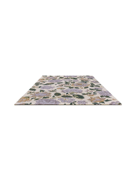 Laura Ashley Wendling Floral Lucrat manual Covor Rectangular Din lână Violet