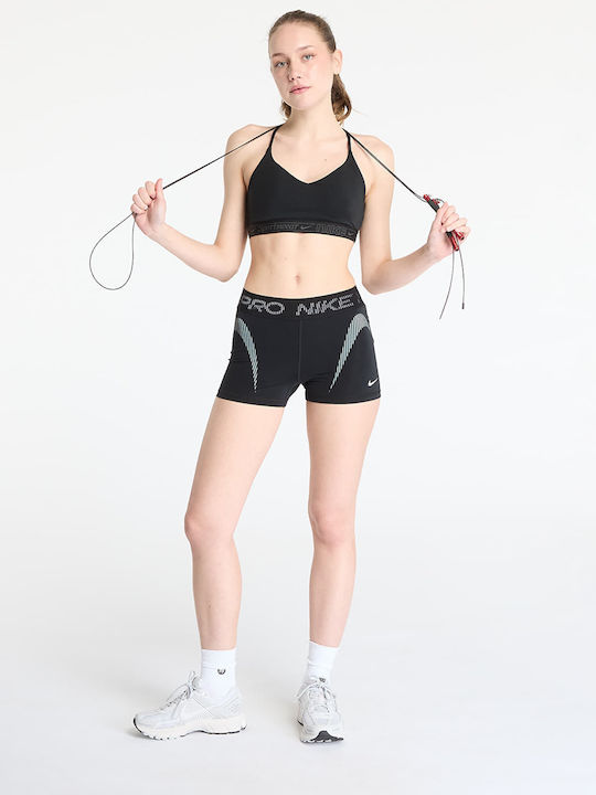 Dri-Fit Pro Training Women's Leggings-Shorts Black Cool Grey White