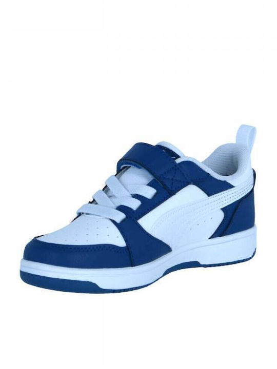 PUMA Rebound V6 Παιδικά Sneakers με Σκρατς Μπλε 397419-21