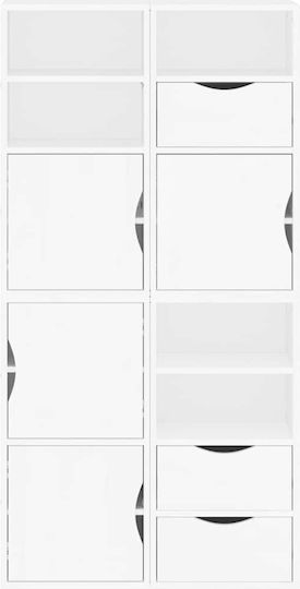 Μπουφές mit Schubladen White 40x24x79cm