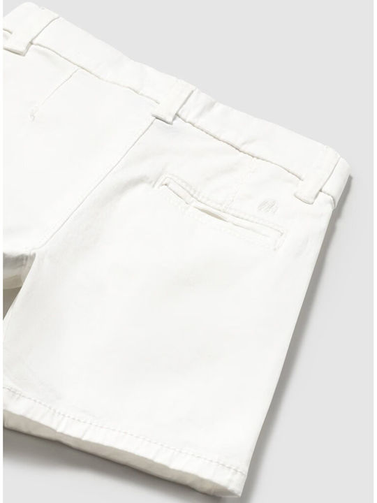 Kinder-Shorts/Bermudas Stoff Basic weiß