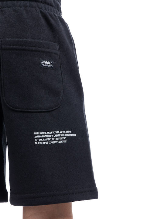 Sportliche Kinder-Shorts/Bermudas Schwarz