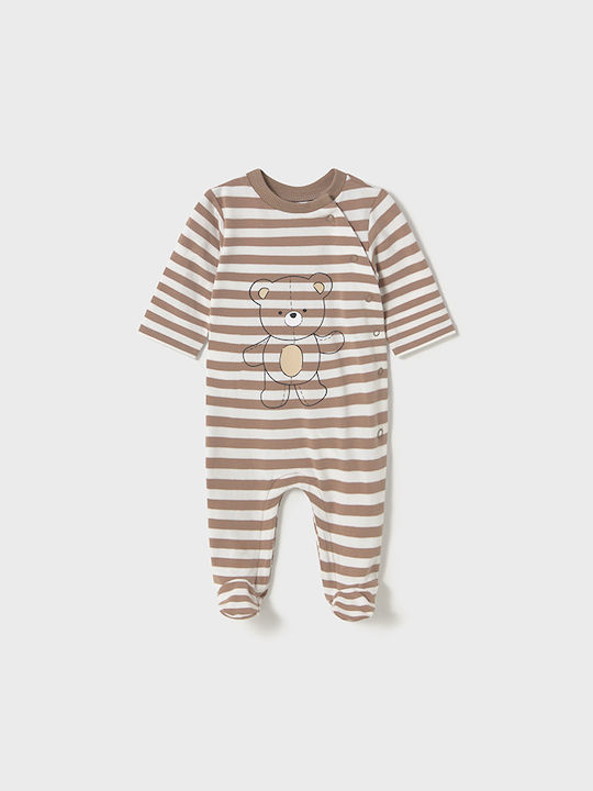 Mayoral Baby Bodysuit Set Beige 2pcs