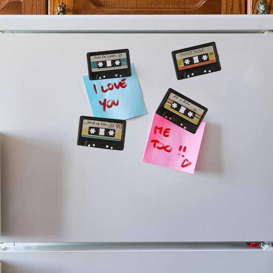 Μαγνητάκια Κασέτες Retro Cassettes Σετ 4 Τεμ