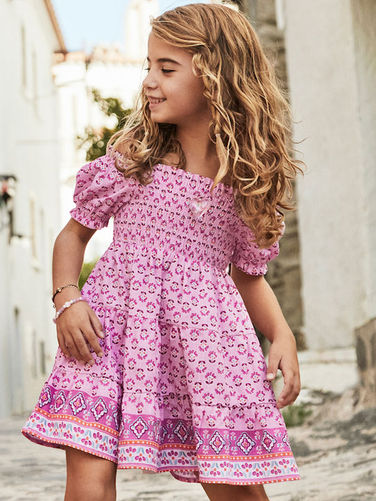Kinderkleid Kurzärmelig Purple