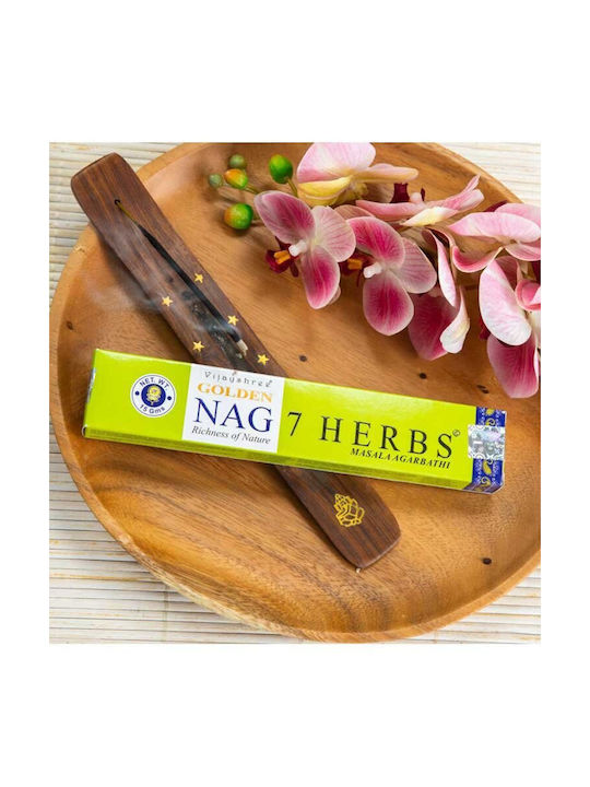 Golden Nag 7 Kräuter Aromatische Raumstäbchen 15g/15 Stück Vijayshree