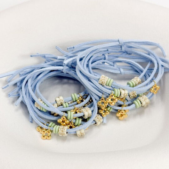 Celfie & CO Christening Charm Bracelet Light Blue 50 Pieces
