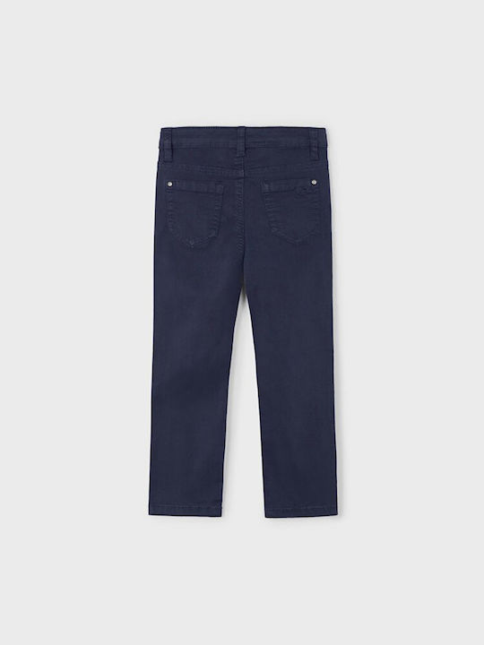 Mayoral Kids' Pants Chino dark blue