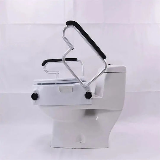 Dr. Happy Adjustable Height Toilet Seat Riser Adjustable Handles Dr Happy Ανυψωτικό Κάθισμα Τουαλέτας