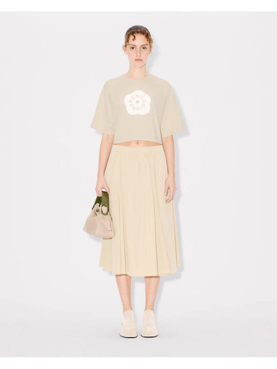 Boke Flower Γυναικείο T-shirt Floral Cream