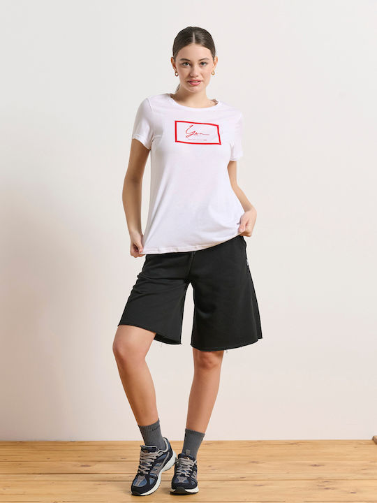Γυναικείο T-shirt Λευκό