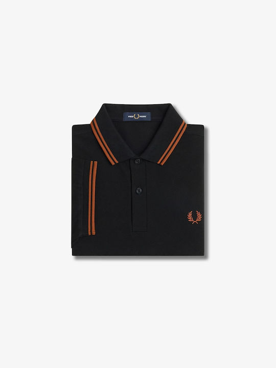 Fred Perry Shirt Polo Blouse Black, Marmalade