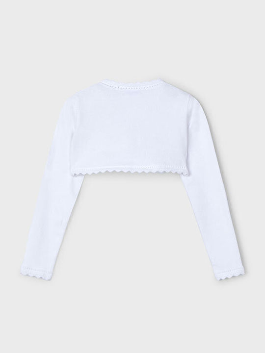 Kids Bolero Cotton White
