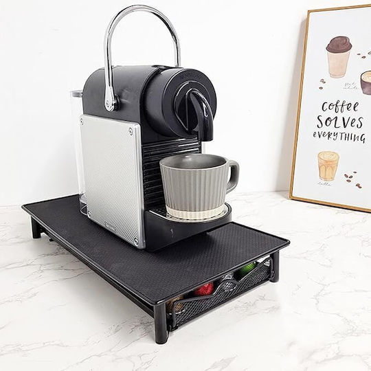 Sertar de stocare din sticlă Xirui pentru 40 de capsule Nespresso 40x21x3cm