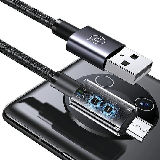 Usams 1.2m Braided USB 2.0 to micro USB Cable (USA1050)