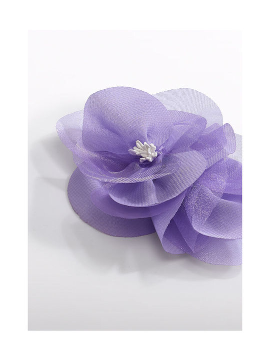 Abel Lula Flower Hair Clip 25-05441 Lilac