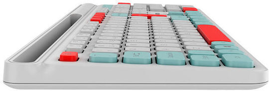 Canyon HSET-W5 Безжичен Комплект Гейминг Клавиатура & Мишка (Кириличен) Бял