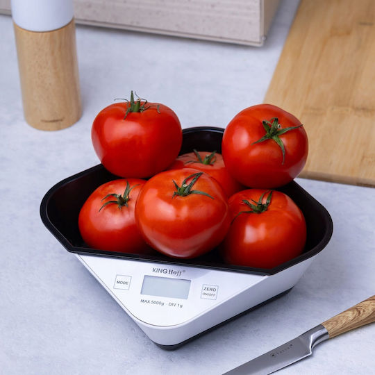 KING Hoff Ψηφιακή Ζυγαριά Κουζίνας με Κάδο έως 5kg