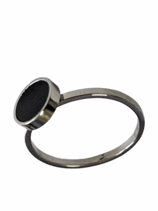 Tatu Moyo Ring with Stones made of Steel Tatu Moyo Ring with Stones made of Steel