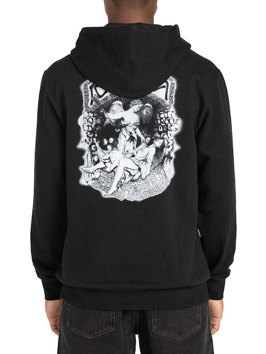 Sweatshirt mit Kapuze Schwarz