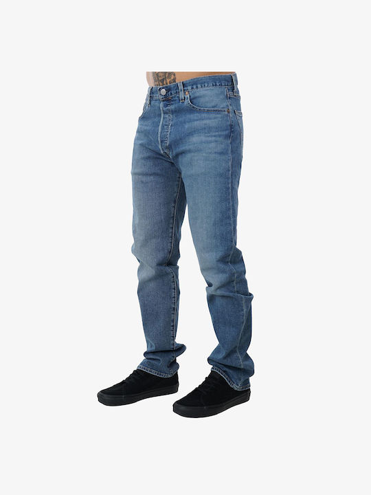 501 Herren Jeanshose mit Regulär Gerader Anwendung Blau