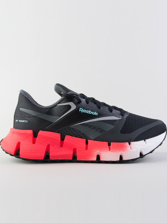 Reebok Floatzig 1 Sport Shoes Running Μαυρο - Κοκκινο