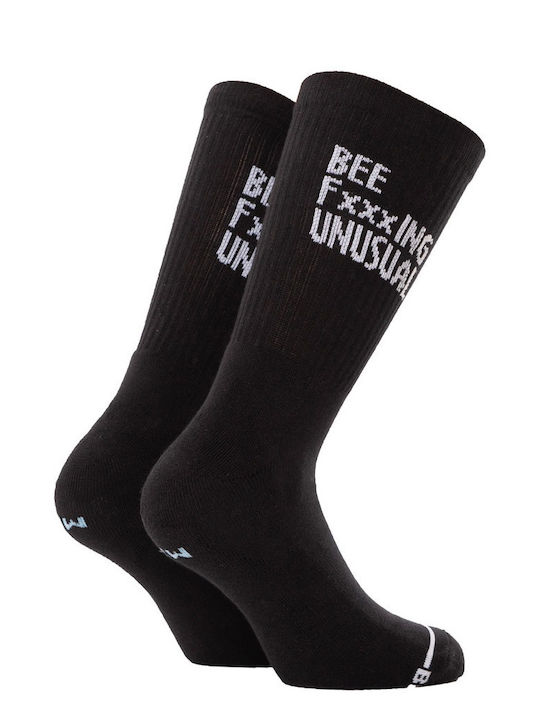 Bee. Unusual. Bee Fxxxing Unusual Men's Socks Black