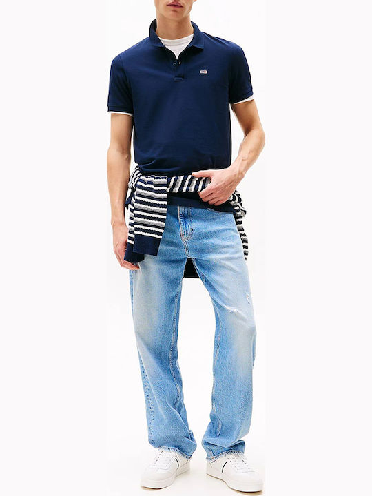Polo T-Shirt Herrenblusen Blau