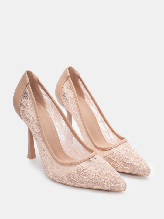 Luigi Pointed Toe Pink Heels