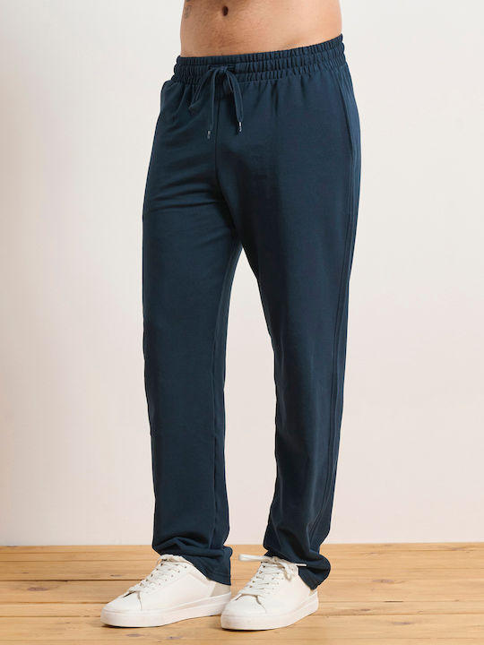 Sweatpants with Elastic Blue