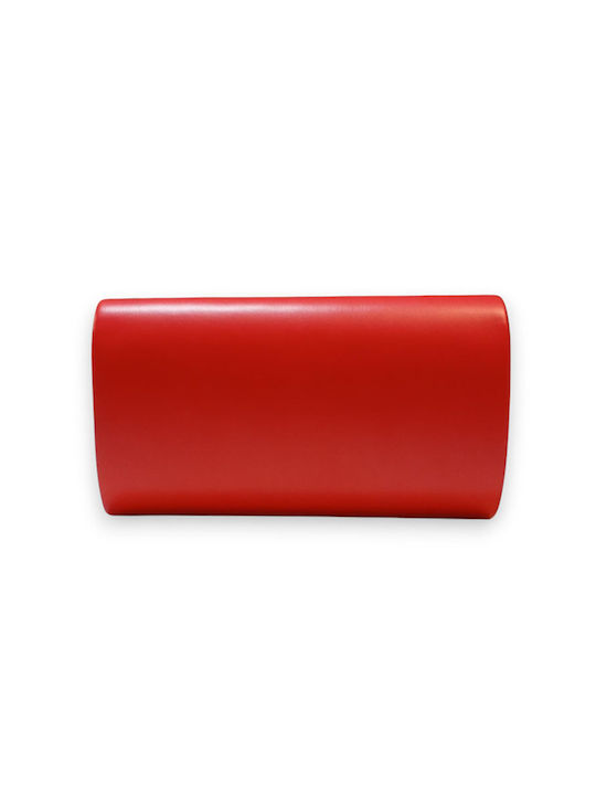 Vintage Leatherette Clutch Kate Red