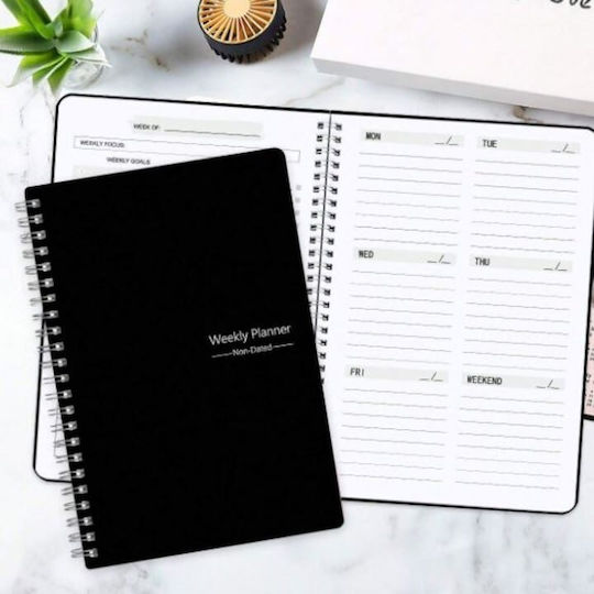 Set 8 Notebooks Spiral A5