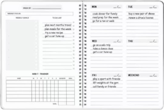 Set 8 Notebooks Spiral A5