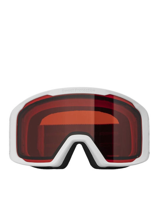 Sweet Protection Μάσκα Σκι & Snowboard Παιδική Λευκή με Φακό σε Διάφανο Χρώμα