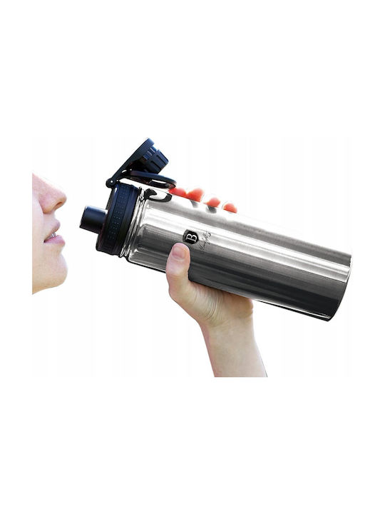 Berlinger Haus Αθλητικό Παγούρι Ανοξείδωτο 720ml Ασημί