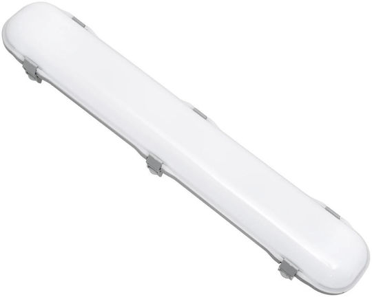 GloboStar Commercial Linear LED Ceiling Light 24W Cold White IP65 Dimmable