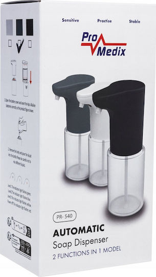 ProMedix Dispenser Plastic with Automatic Dispenser Gray 300ml
